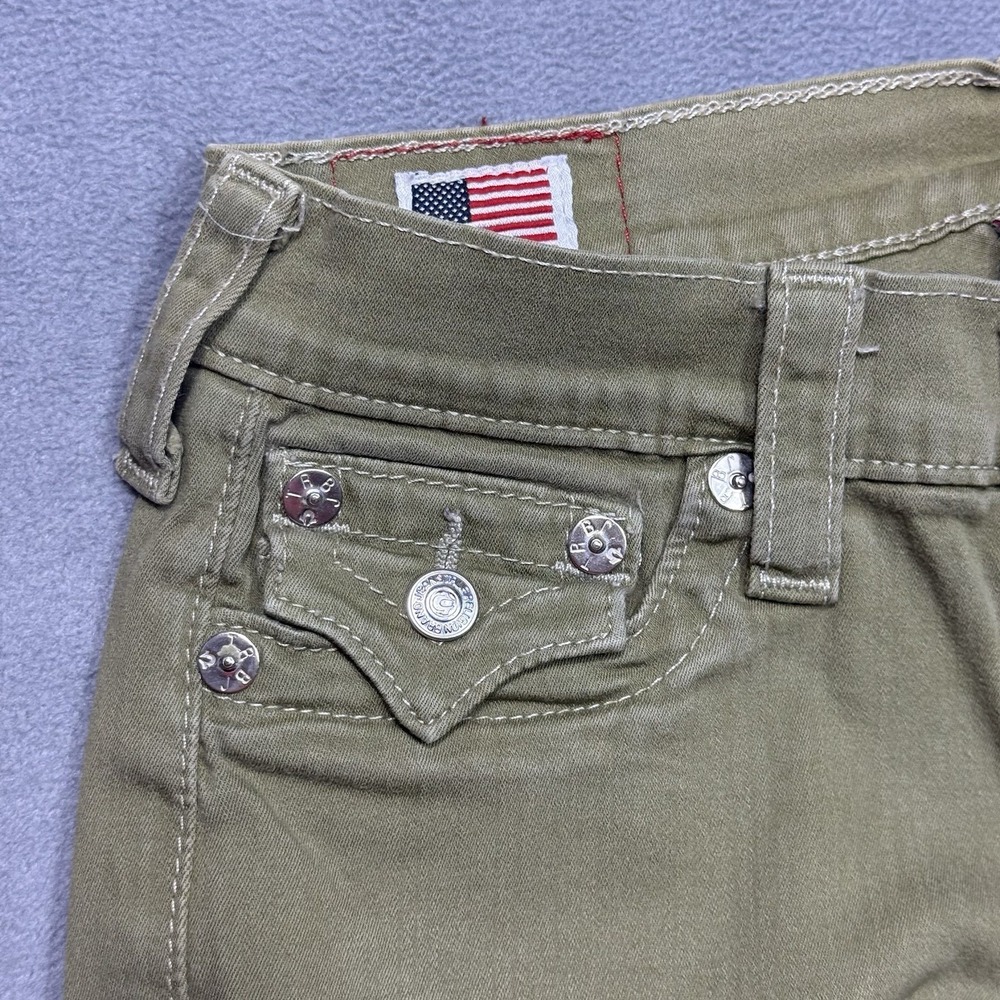 VINTAGE True Religion Jeans Womens 27x30 Krista World Tour Cargo Made In USA - Picture 4 of 11